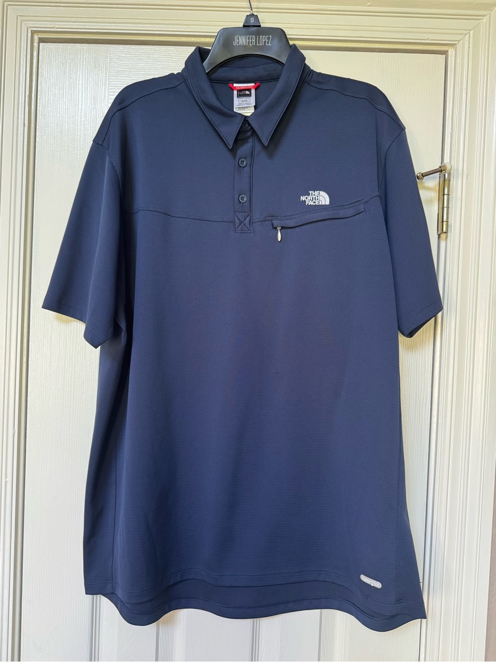 The North Face Men's Navy Short-Sleeve Polo XL